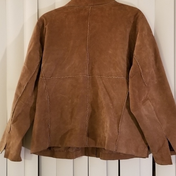 #plussize Suede womans jacket Venezia - Picture 5 of 7